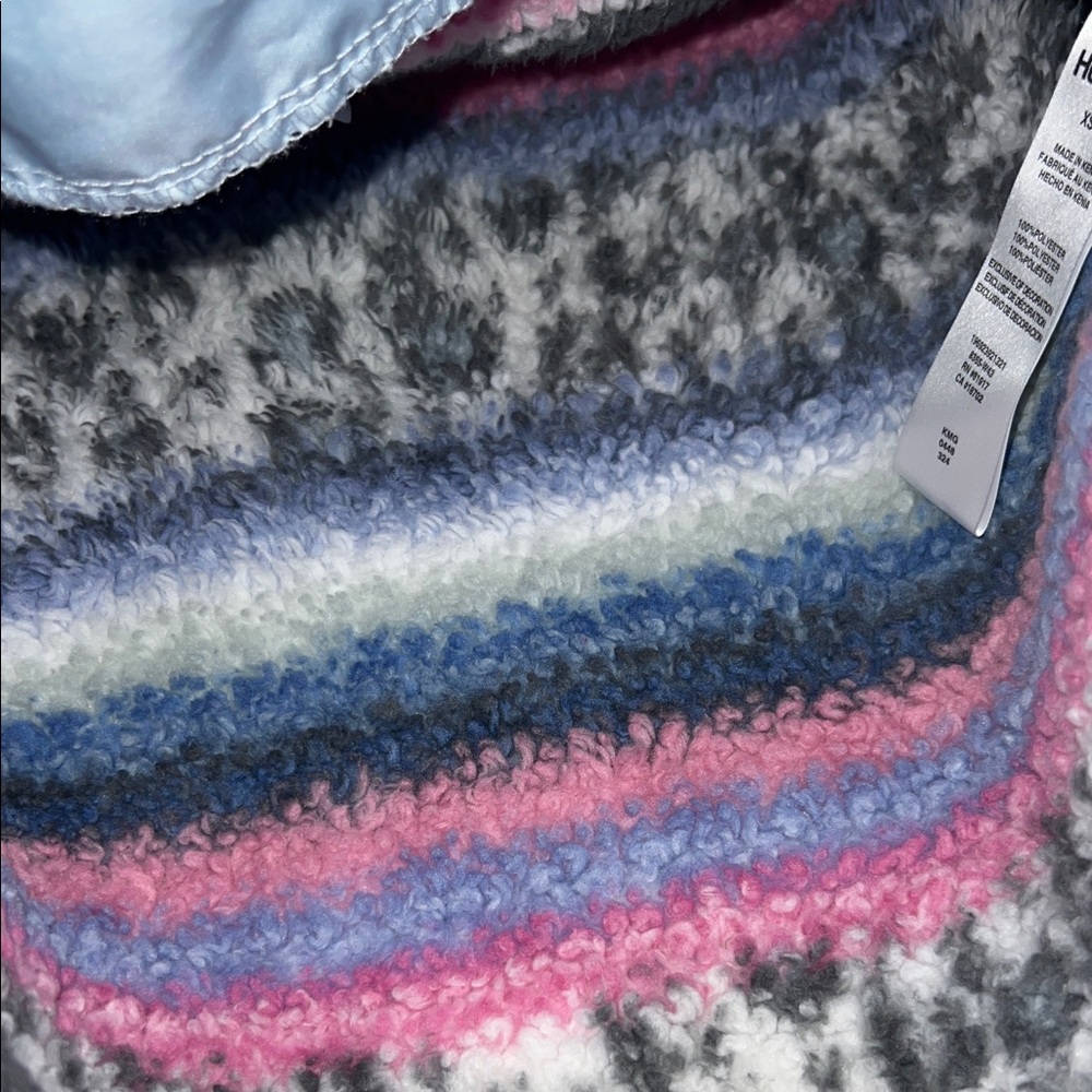 Hurley Cozy Striped Fleece Girls (size 4/5) - Picture 10 of 11